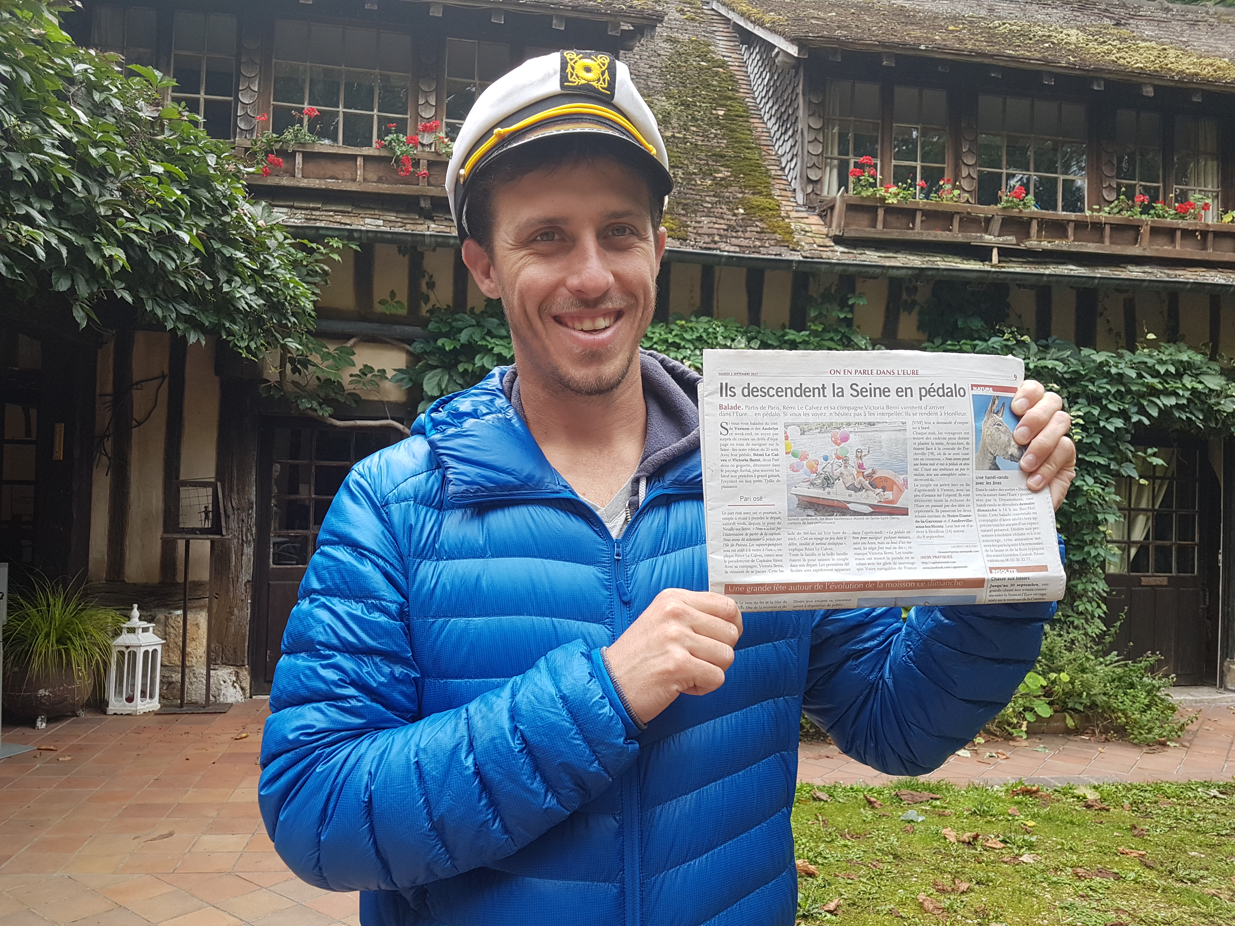 Paris - Honfleur en pédalo